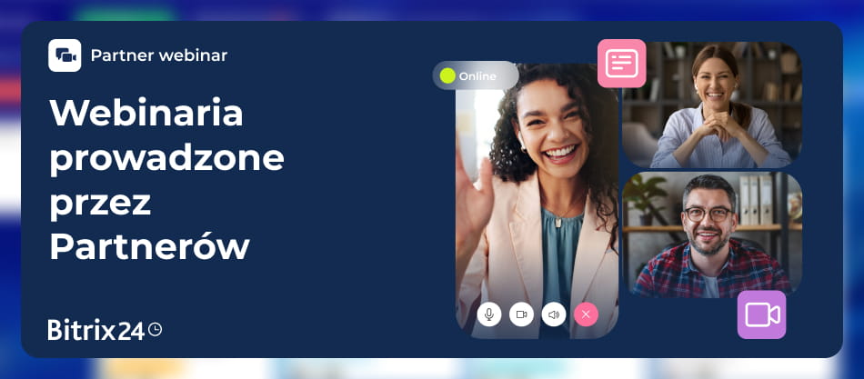 Webinaria prowadzone przez Partnerów Bitrix24 – sierpień 2026