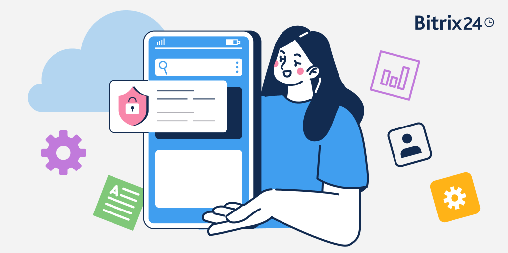 Chroń dane w aplikacji mobilnej Bitrix24