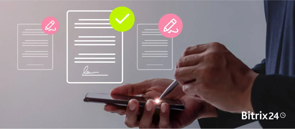 Cyfrowe podpisy dokumentów w firmie – automatyzacja, reguły i e-Podpis w HR w Bitrix24