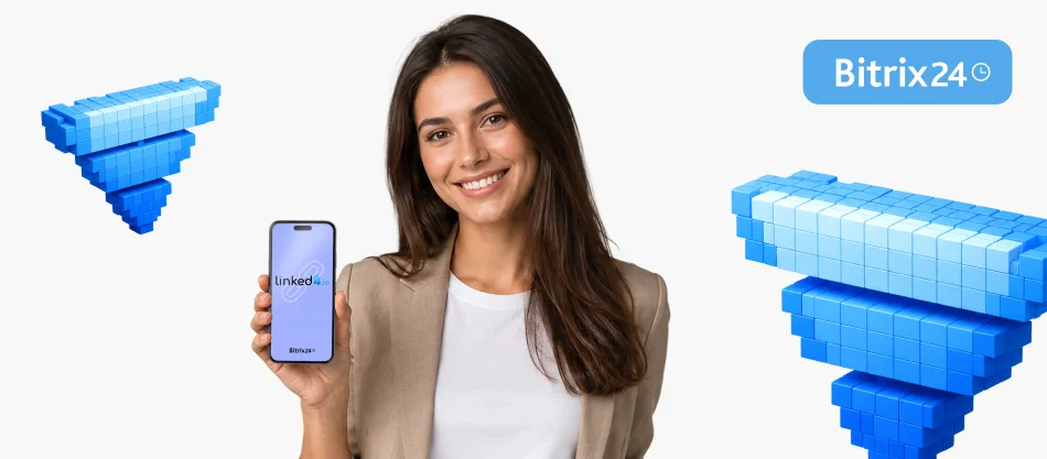 LinkedIn i Bitrix24 w jednym miejscu: poznaj integrację Linked24.io