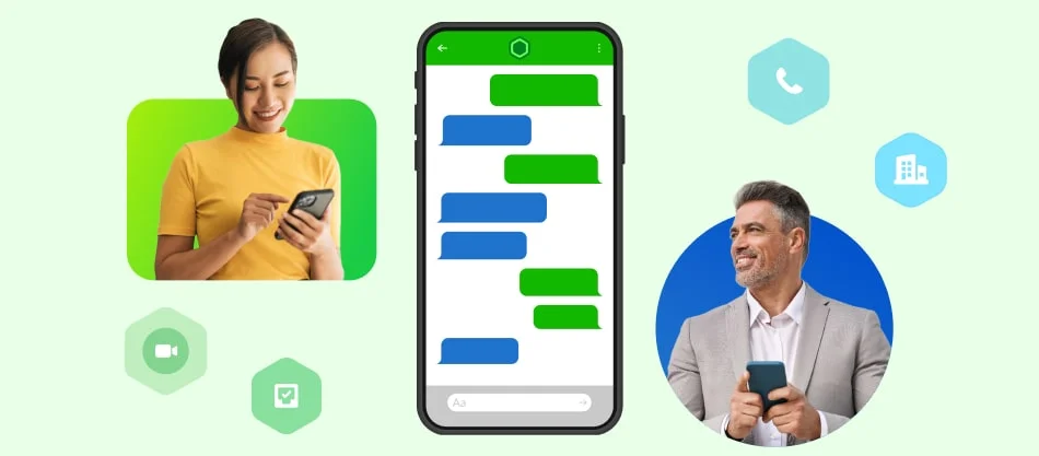 Collaby w aplikacji mobilnej Bitrix24: współpraca i zarządzanie