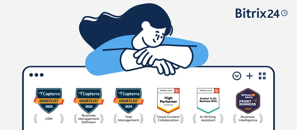 Bitrix24 zdobywa 6 prestiżowych nagród branżowych w 2025!