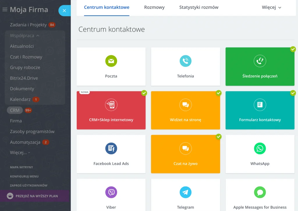 Centrum kontaktowe Bitrix24